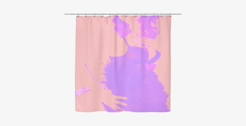 Designed Shower Curtain, Modern Woman - Art, transparent png download