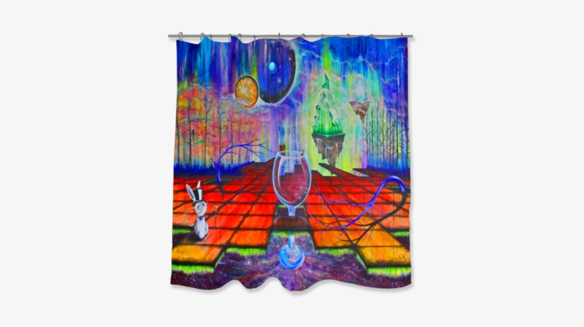 Toast Dose Shower Curtain, 71" X 74" Shower Curtains- - Modern Art, transparent png download