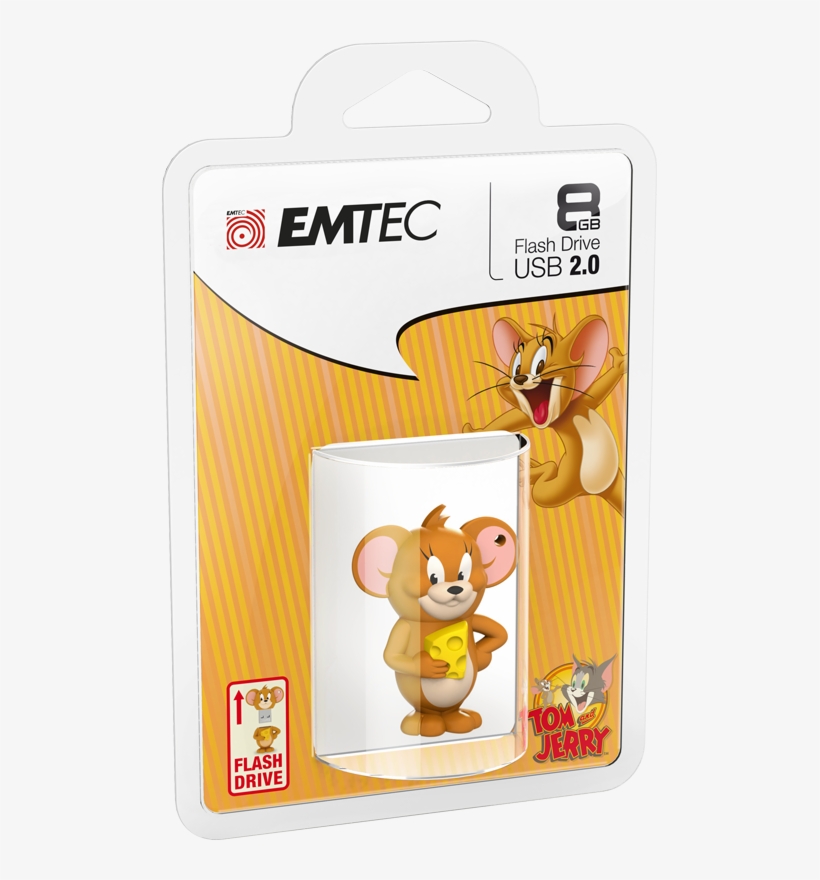Tom & Jerry, Jerry Cardboard 8gb - Usb Stick, transparent png download