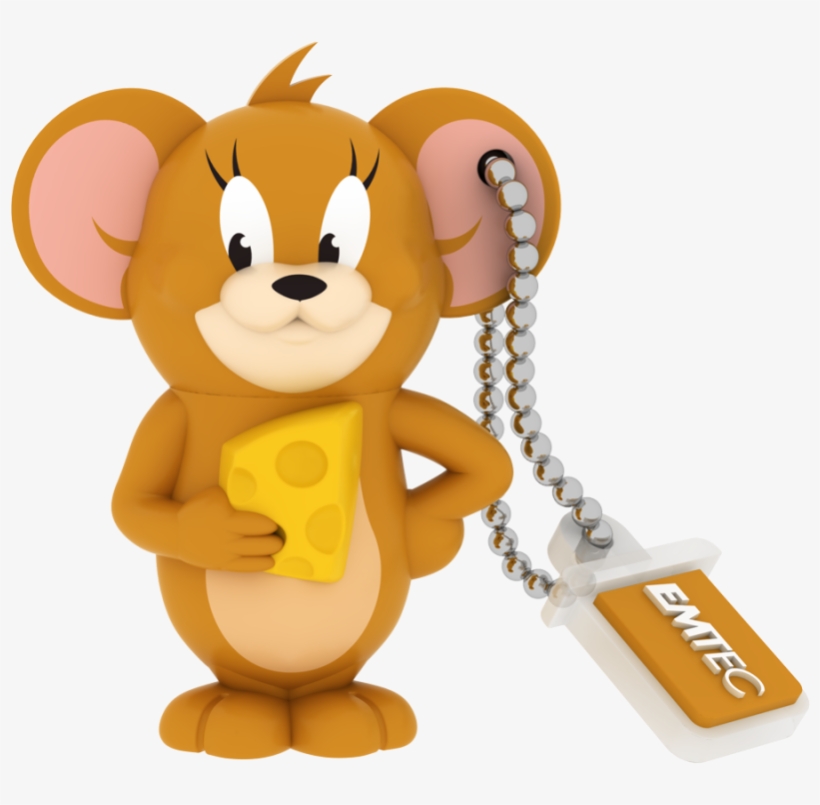 Tom & Jerry, Jerry Front Closed - Emtec Animals Jerry 8gb Usb Flash Drive, transparent png download