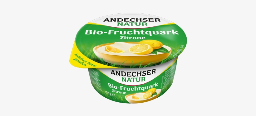 Andechser Natur Organic Fruit Curd Cheese Lemon 20%, transparent png download