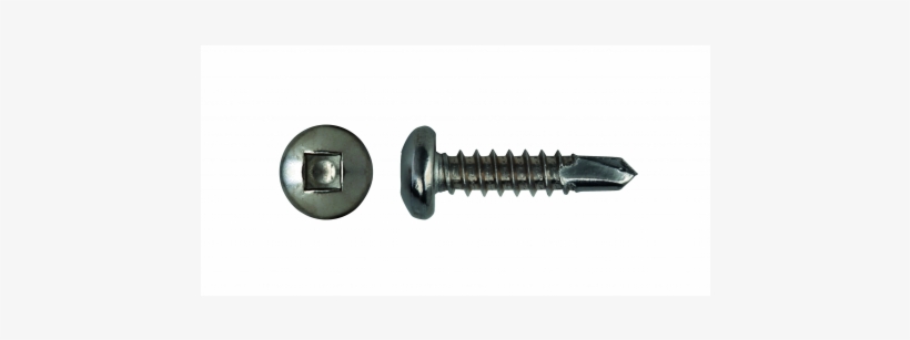 Stainless Steel Tek Screw Self Drilling Pan Head Square - Square Drive Pan Screw 6.5 X 3.2 Mm, transparent png download