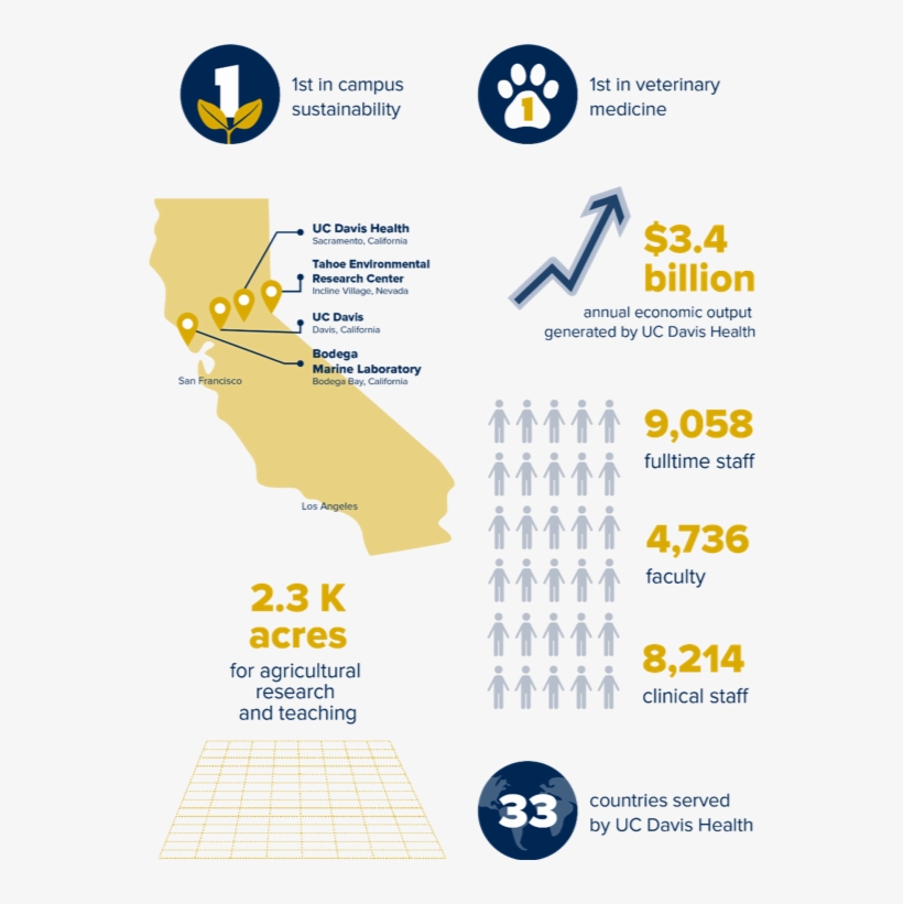 These Themes Are Woven Into Stats Overview For Uc Davis - Poster, transparent png download