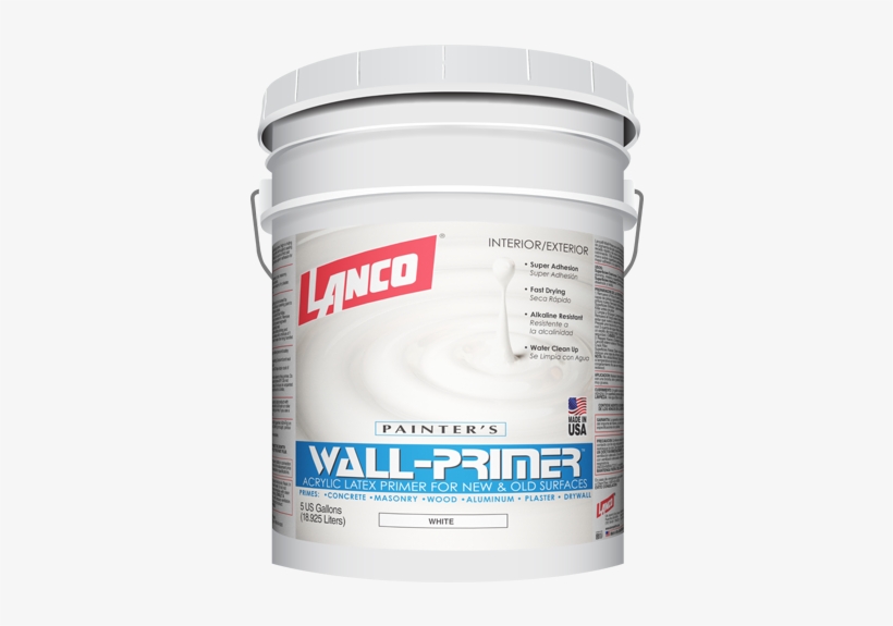 Lanco® Painter's Wall Primer™ Is An Acrylic Latex Resin - Lanco Rc905-2 Roof Sealer 5 Gal. Ultra-siliconizer, transparent png download