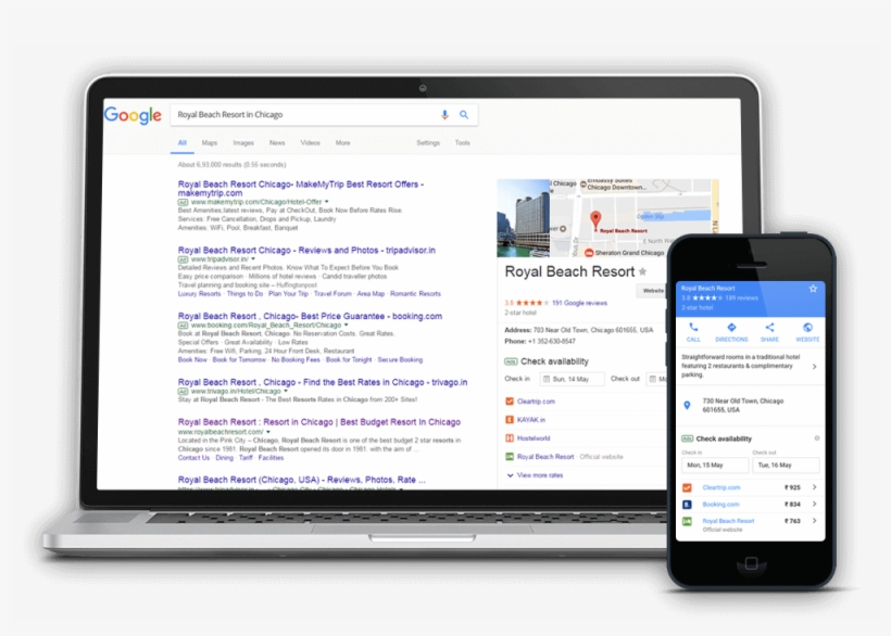 Grab Direct Bookings With Google Hotel Ads - Google Ads Hotel Bookings, transparent png download