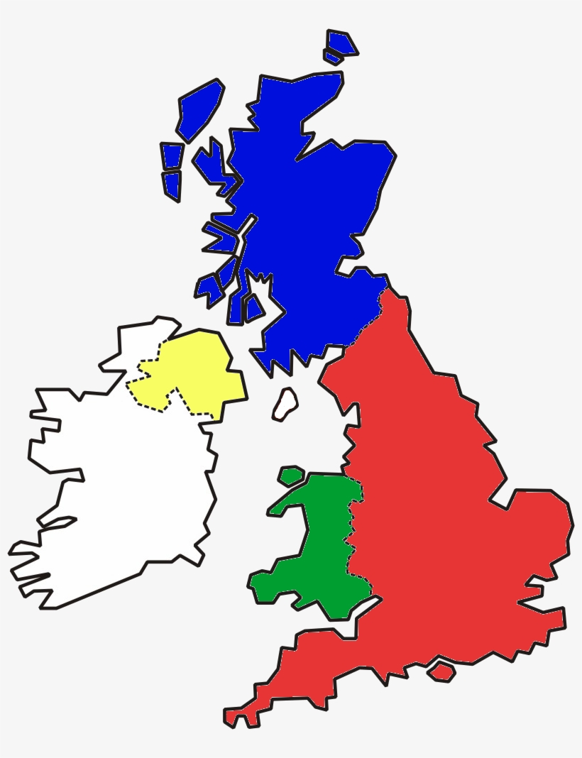 United Kingdom Colors - England Scotland Wales Northern Ireland, transparent png download
