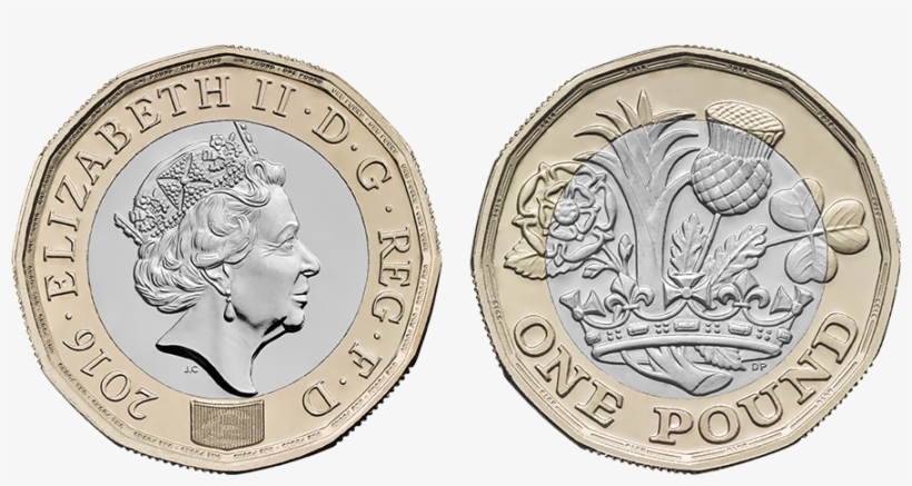 Her Majesty's Treasury Have Unveiled The Final Images - New Pound Coin Fake, transparent png download