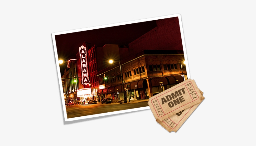 Taking It To The Streets, Downtown Road Trip Car - Alabama Theatre, transparent png download