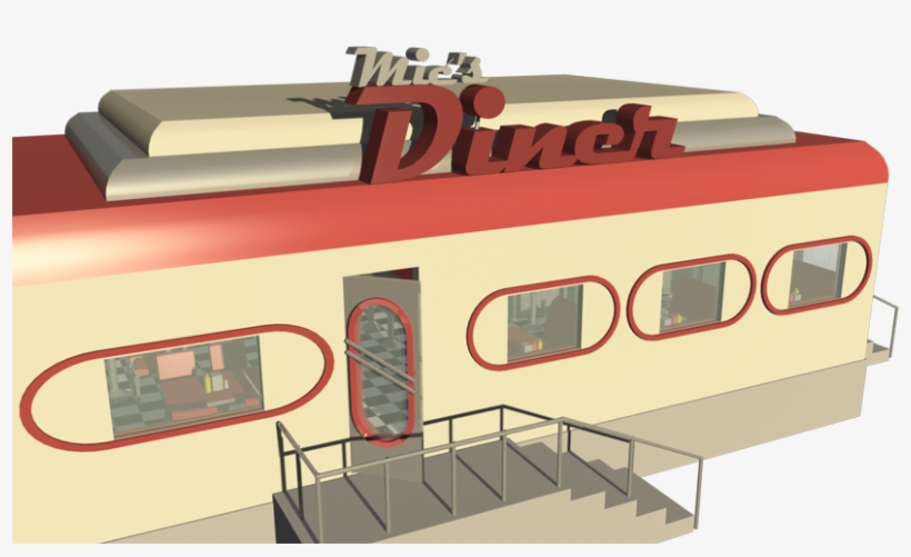 Retro Diner - Retro Diner Png, transparent png download