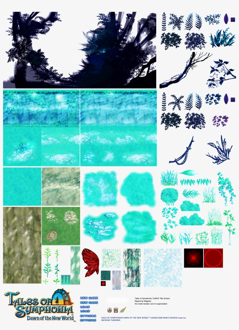 Click For Full Sized Image Title Screen - Symphonia Dawn Of The New, transparent png download