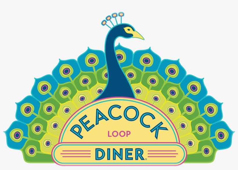 The Loop Peacock Diner - Peacock Logo Png, transparent png download