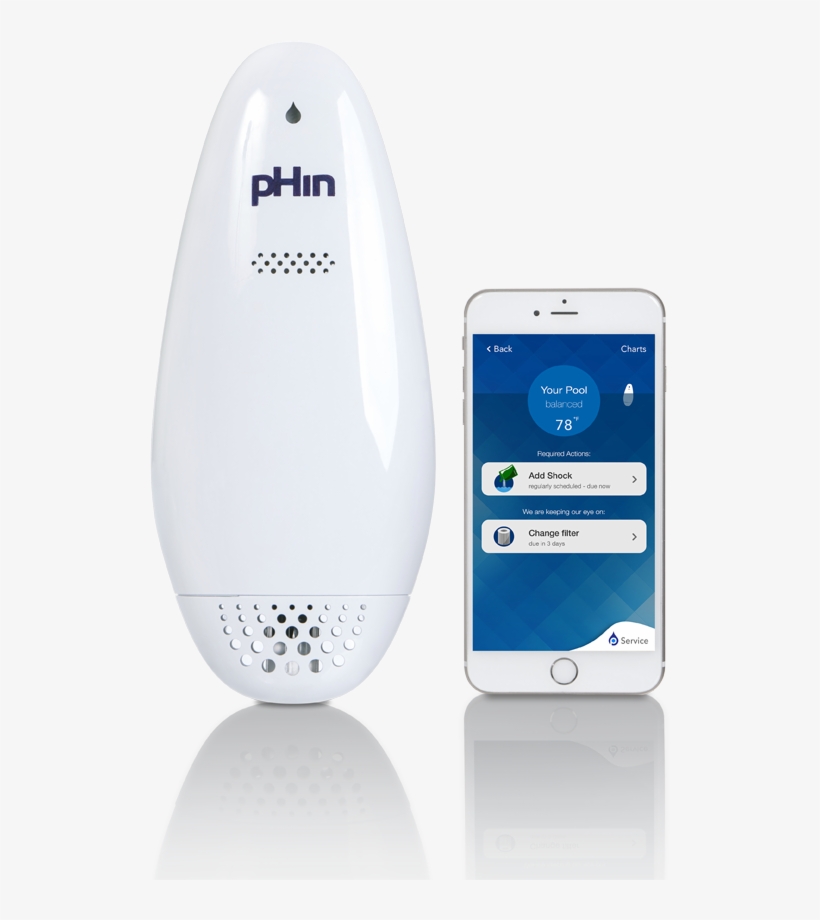 Phin Smart Water Care Monitor And App - Phin Hpr1710 Smart Water Care Electronic Chemical Monitor, transparent png download