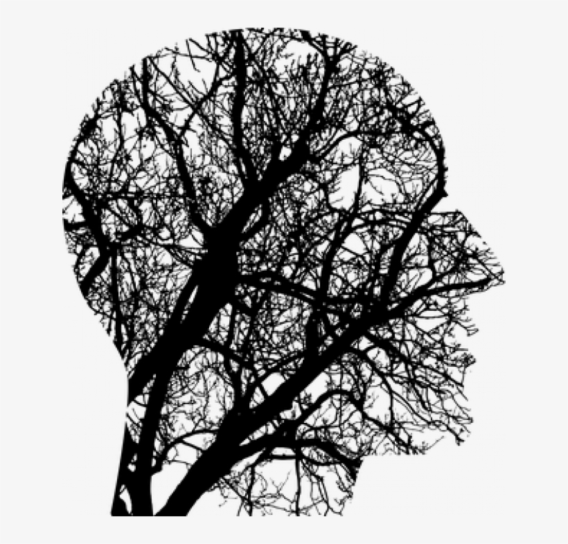 Deforestation Affects Mental Health - Black And White Think, transparent png download