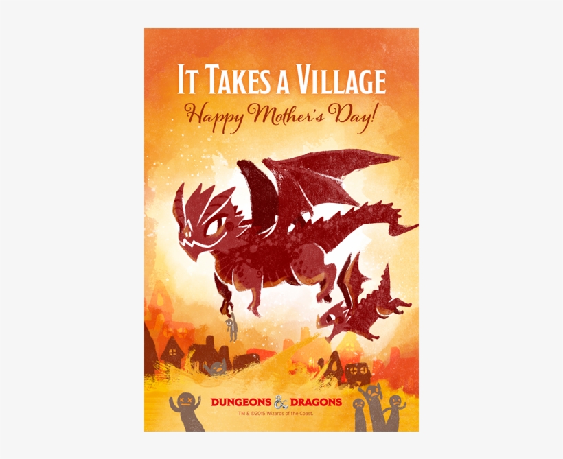 Share This - Dungeons And Dragons Christmas Card, transparent png download