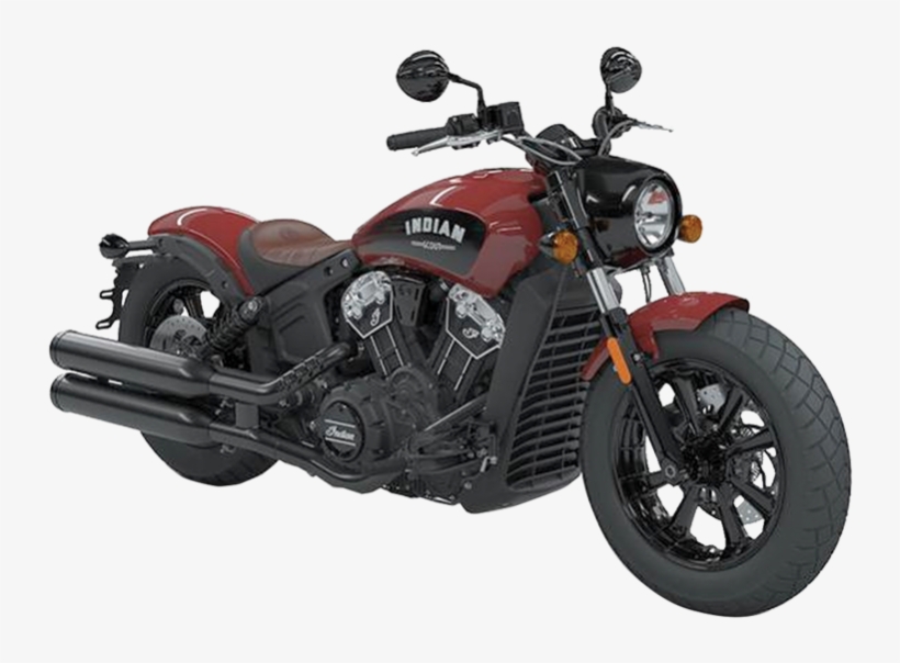 Indian Scout Bobber Demo Red Bike - 2018 Scout Indian, transparent png download