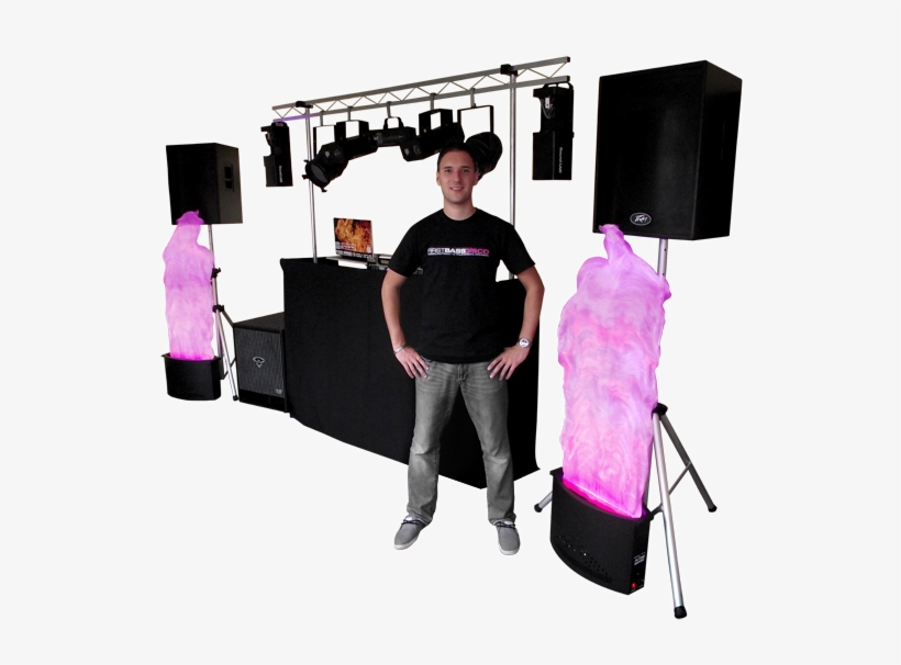 Here At First Bass Disco, We Pride Ourselves On Being - Set Up Dj With Tv's, transparent png download