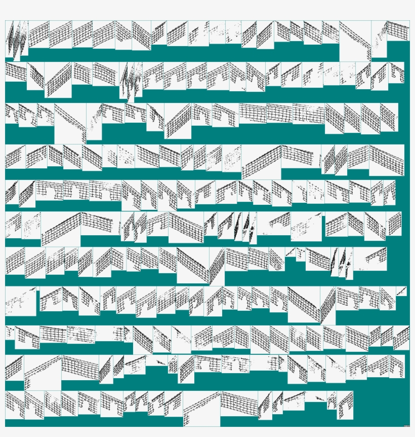 Click For Full Sized Image Wire Mesh Fence - Illustration, transparent png download