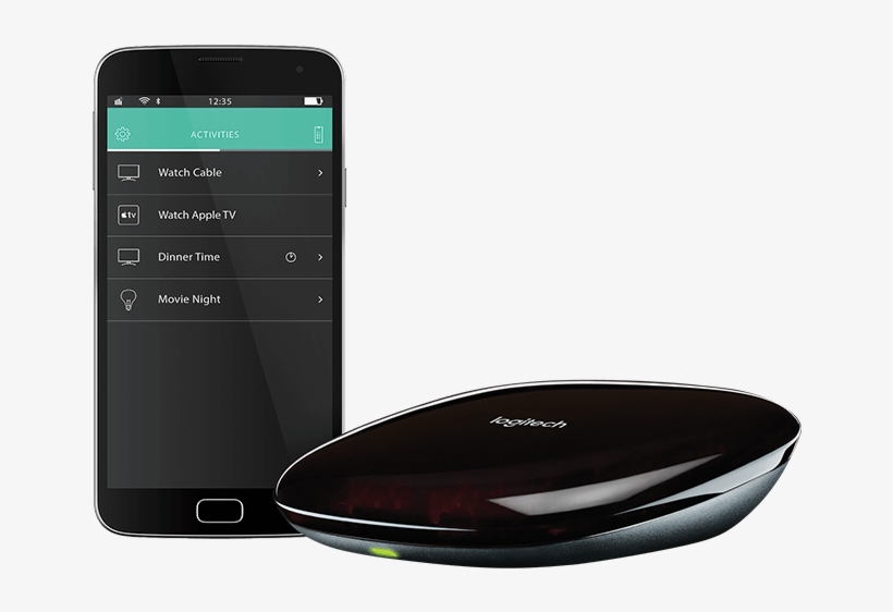 Logitech - Logitech Harmony - Ultimate Hub - Wifi To Ir Remote, transparent png download
