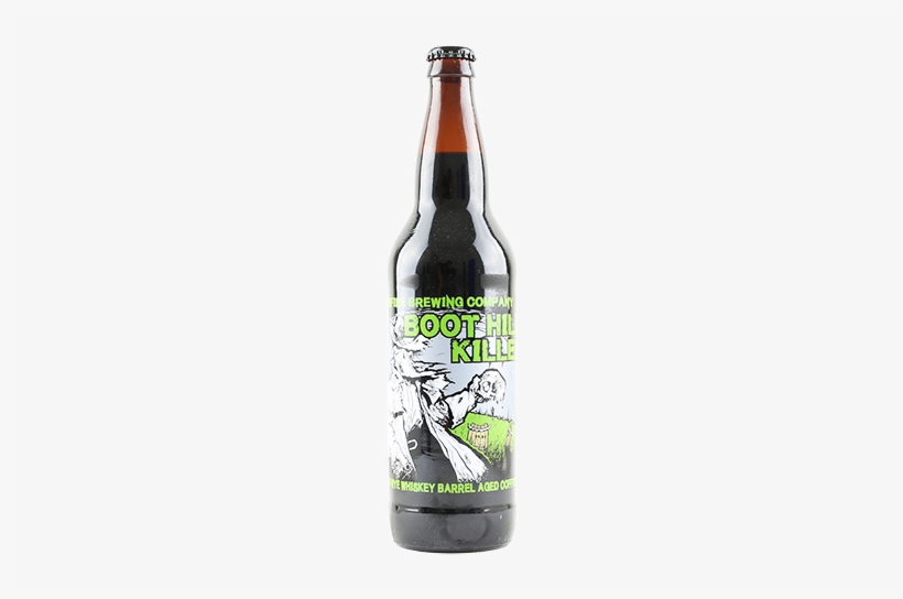 Ironfire Boot Hill Killer Whiskey Barrel Aged Stout - Beer Bottle, transparent png download