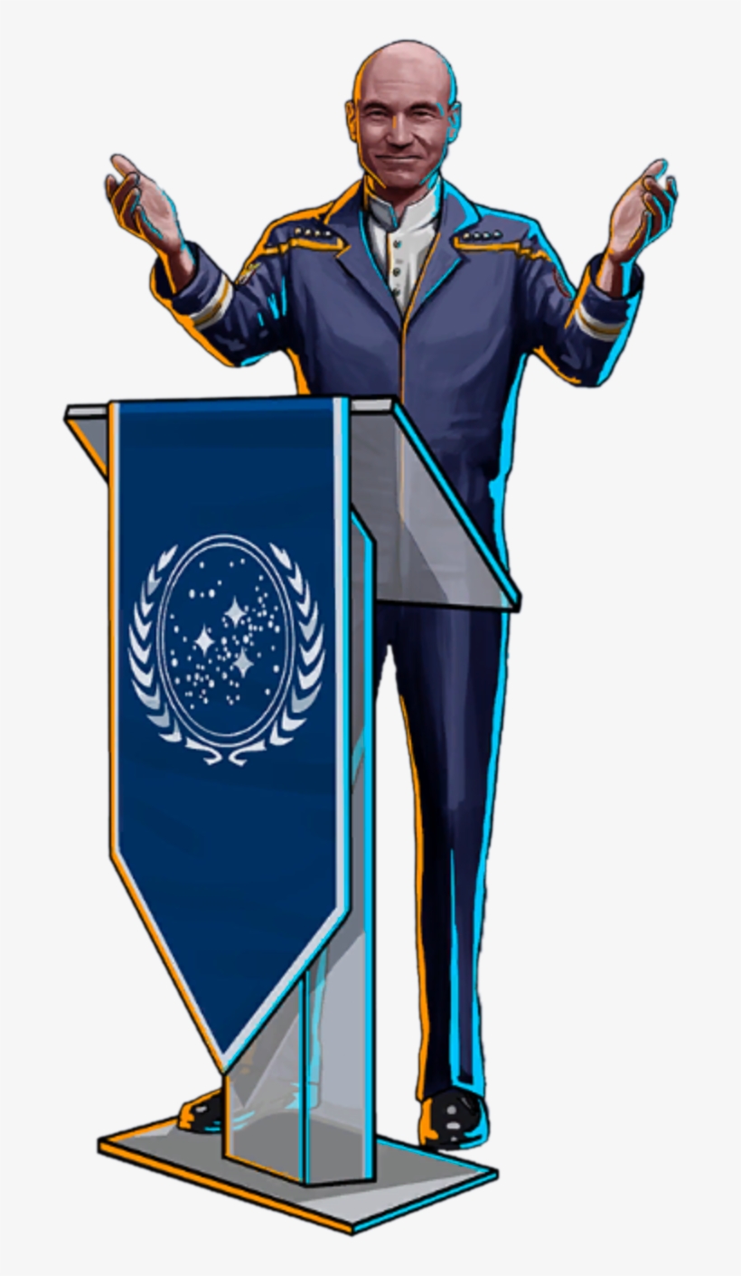 C - O - P - Founder Picard - Captain Picard Star Trek Timelines, transparent png download