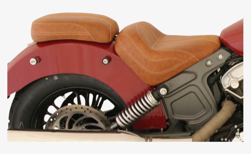 Passenger Seat Black Or Brown Mustang Scout - Indian Scout Mustang Passenger Seat, transparent png download
