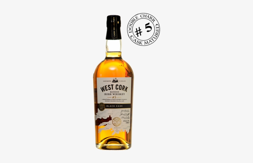 West Cork Irish Whiskey - West Cork Black Cask, transparent png download