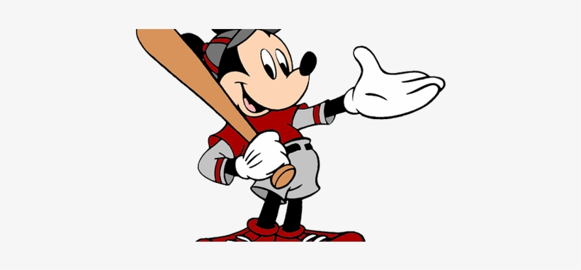 Picture Library Download Download Wallpaper Cartoon - Mickey Baseball, transparent png download