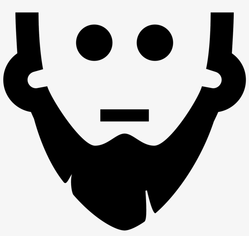 This Is A Picture Of A Man With A Long Beard - Moustache, transparent png download