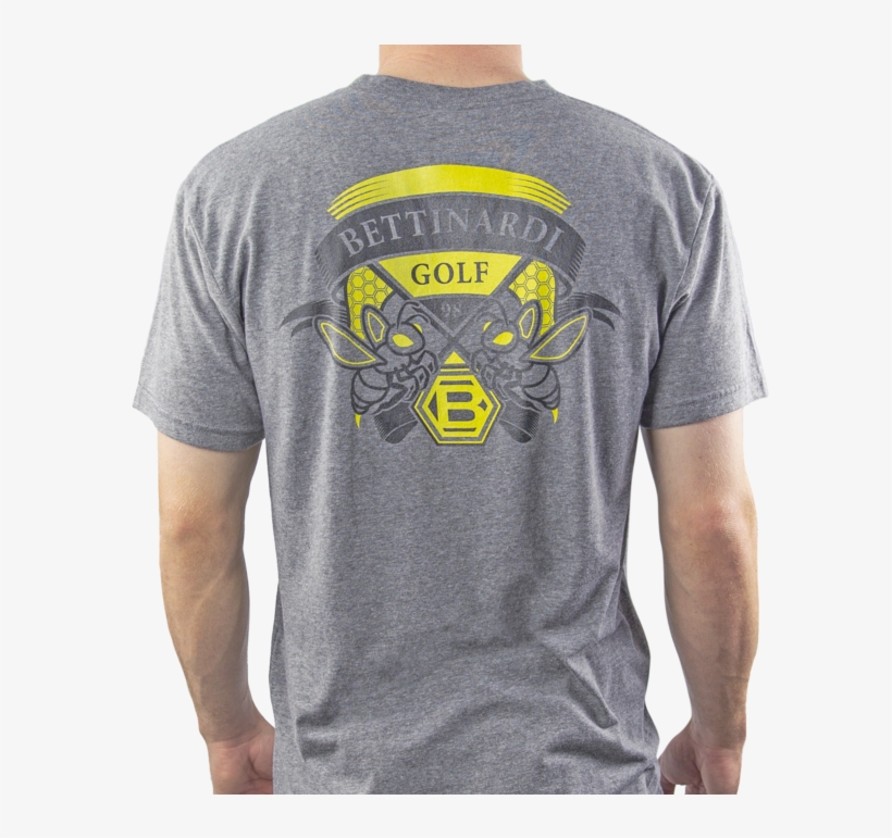 Bettinardi Stinger T-shirt Grey - T-shirt, transparent png download