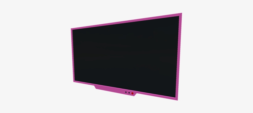 Pink Plasma Flatscreen Tv - Led-backlit Lcd Display, transparent png download