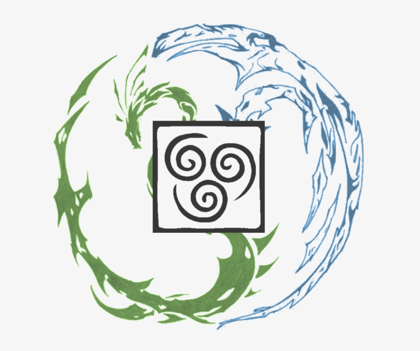 Yotou Family Crest - Simple Tribal Dragon Tattoo, transparent png download