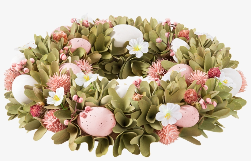 Easter Wreath In Rose And White - Bouquet, transparent png download