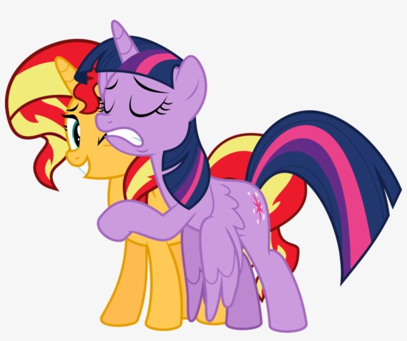 Mlp Twilight Sparkle X Sunset Shimmer Transparent PNG - 1006x795 - Free ...