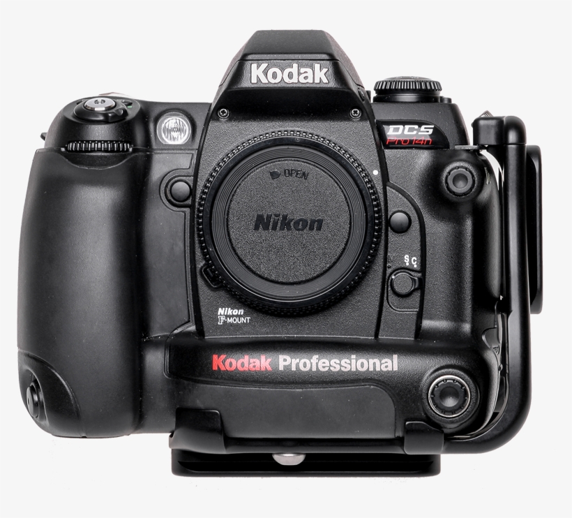 L-plate For Kodak 12n/n Attached To Camera Front View - Film Camera, transparent png download