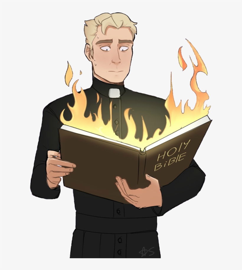 #joseph Christiansen #dream Daddy #priest #hell - Dream Daddy Joseph Cult Ending, transparent png download