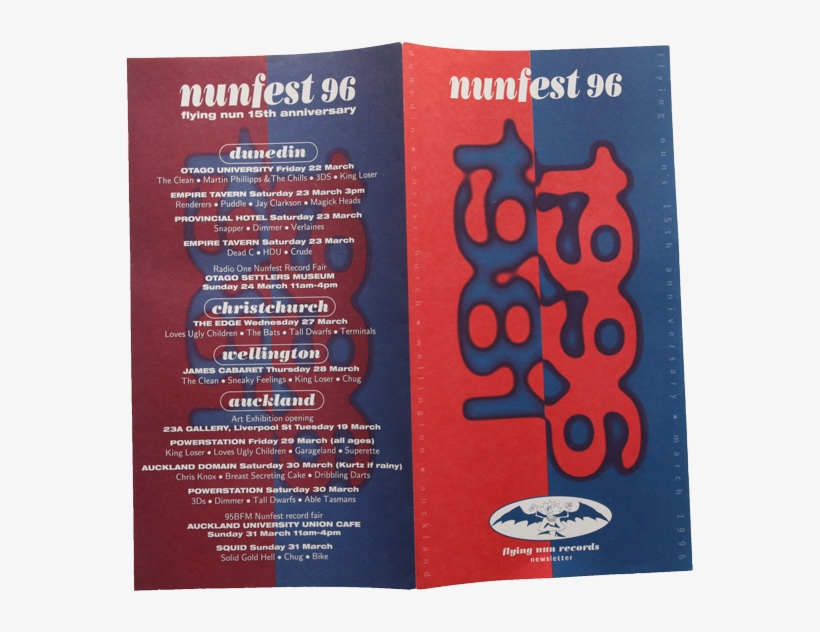 Admin Thumb Nunfest-booklet - Dunedin, transparent png download