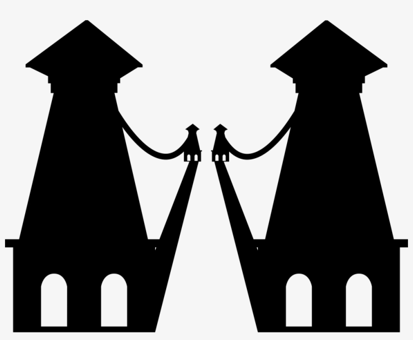 Antioquia Bridge Silhouette Monument Of Colombia Country, transparent png download