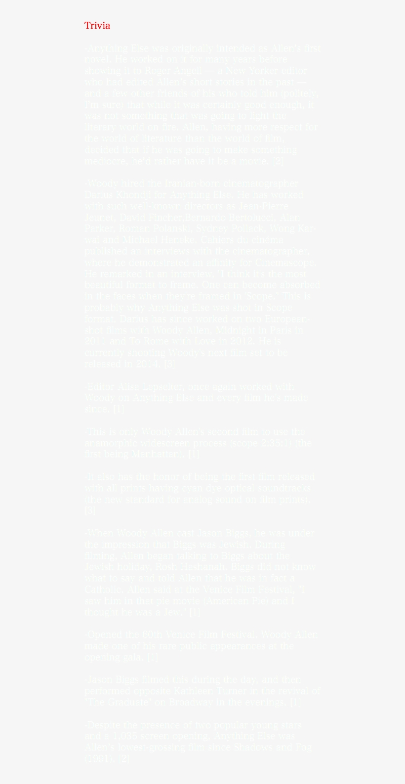 Trivia -anything Else Was Originally Intended As Allen's - Car, transparent png download