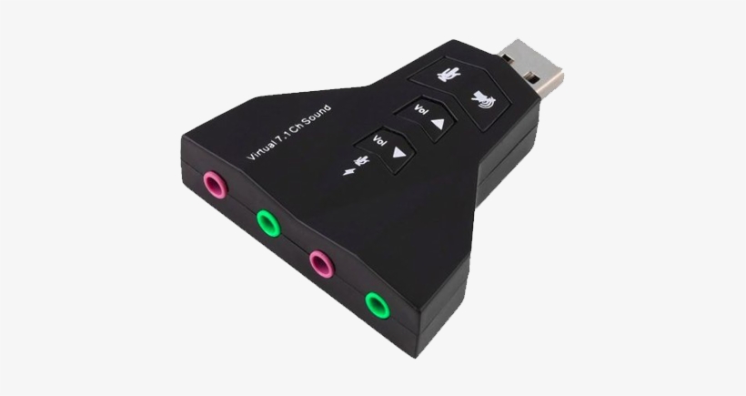 Imagen De Tarjeta De Sonido Doble Pd560 - Yks Zb19700 New Virtual 7.1 Double Channel Usb 2.0, transparent png download