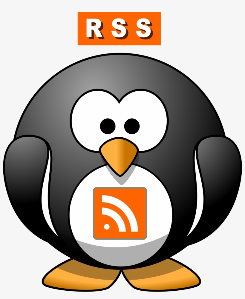 This Free Icons Png Design Of Rss-penguin, transparent png download