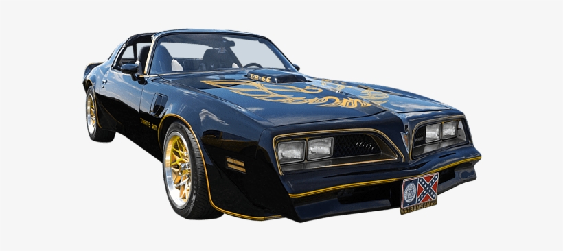 Angled View Of A Black Pontiac Trans Am - Smokey And The Bandit Trans Am, transparent png download