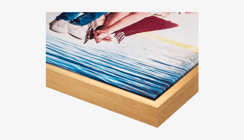 Foto Lienzo Marco Premium Oro Detalle Frontal - Fotoleinwand Rahmen, transparent png download