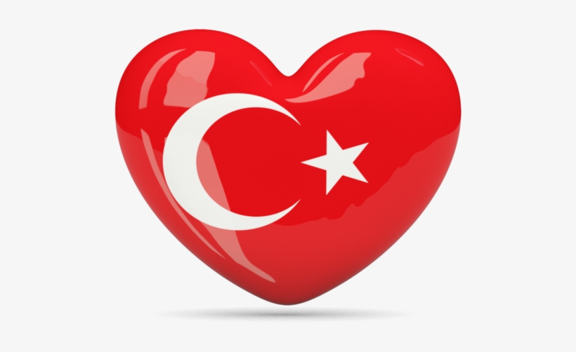 Download Flag Icon Of Turkey At Png Format - Turkey Flag Heart, transparent png download