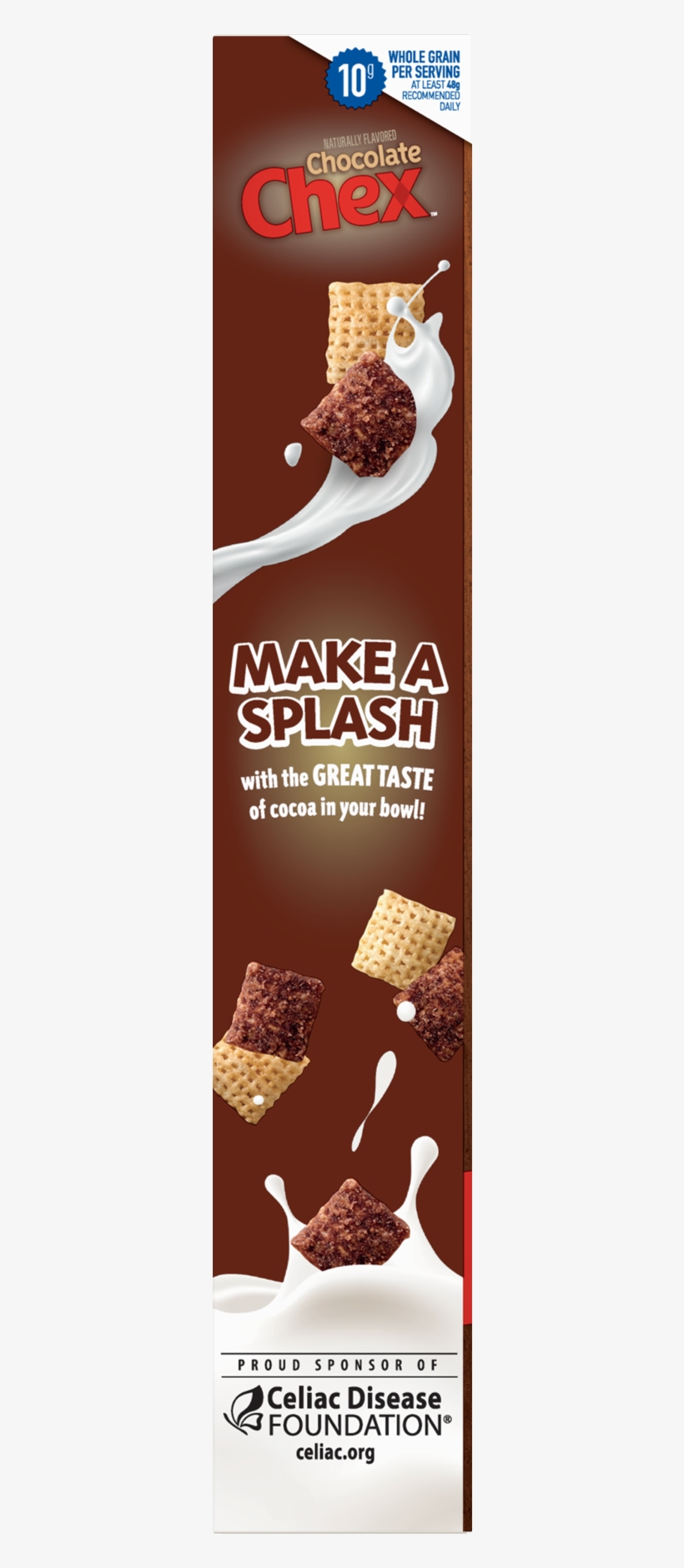 Chocolate Chex Family Size Breakfast Cereal, Gluten - Chex, transparent png download