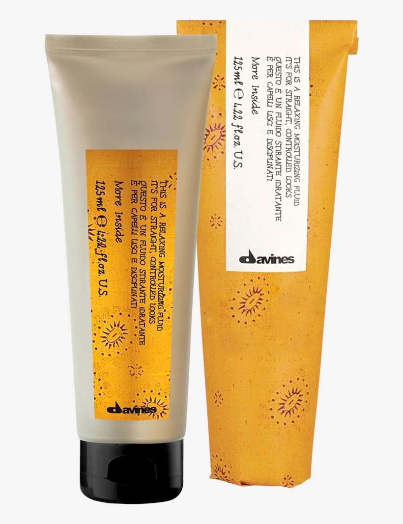 Relaxing Moisturizing Fluid - Davines More Inside This Is A Relaxing Moisturizing, transparent png download