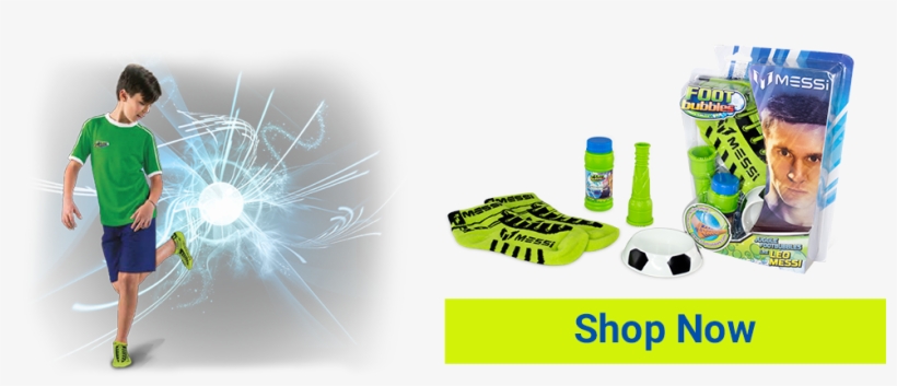 Leo Messi: Foot Bubbles Starter Kit - Green, transparent png download