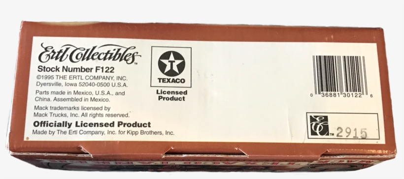Texaco Tanker Coin Bank - Ertl Collectible 50th Anniversary Edition 1:64 Diecast, transparent png download