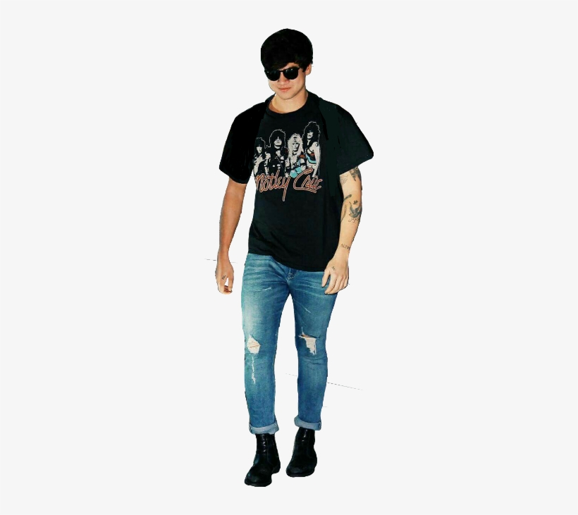 Calum Freetoedit - Rockabilia Motley Crue Women's Final Tour Lace Vintage, transparent png download