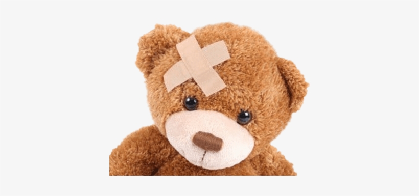 Teddy Bear With A Bandaid, transparent png download