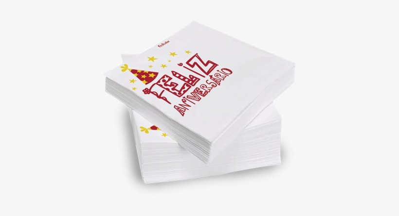 Guardanapos De Papel Seda Festa Feliz Aniversário - Guardanapos De Papel Seda Festa Feliz Aniversário -, transparent png download